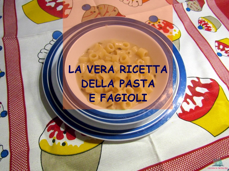 pasta e fagioli fatta da L'Agenda di mamma Bea