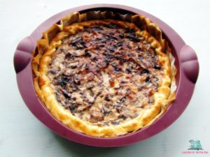 quiche al radicchio e speck cucinata da L'Agenda di mamma Bea