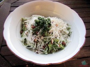 freschi di stagione nei fusilli de L'Agenda di mamma Bea