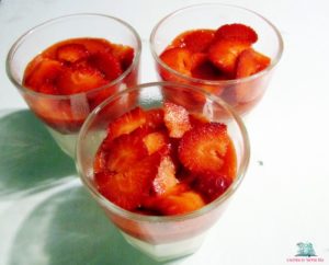 freschi di stagione nella panna cotta de L'Agenda di mamma Bea