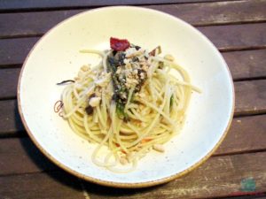 Pasta e fantasia spaghetti alle melanzane e taralli cucinati da L'Agenda di mamma Bea