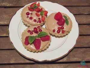 frutti golosi e inconsueti per le crostatine preparate da L'Agenda di mamma Bea