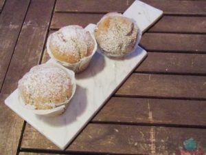 frutti golosi e inconsueti per i muffin preparati da L'Agenda di mamma Bea