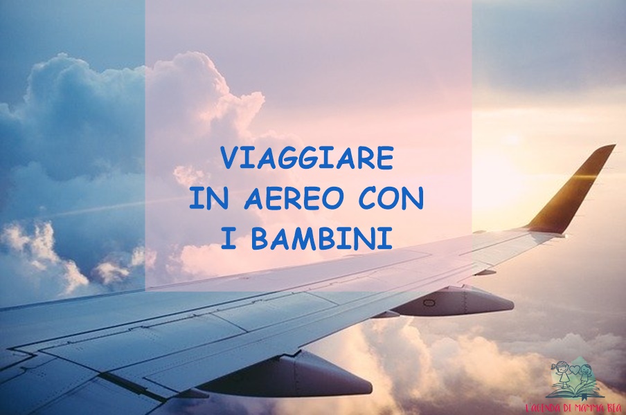 in aereo con L'Agenda di mamma Bea