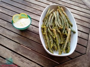 né carne né pesce con gli asparagi preparati da L'Agenda di mamma Bea