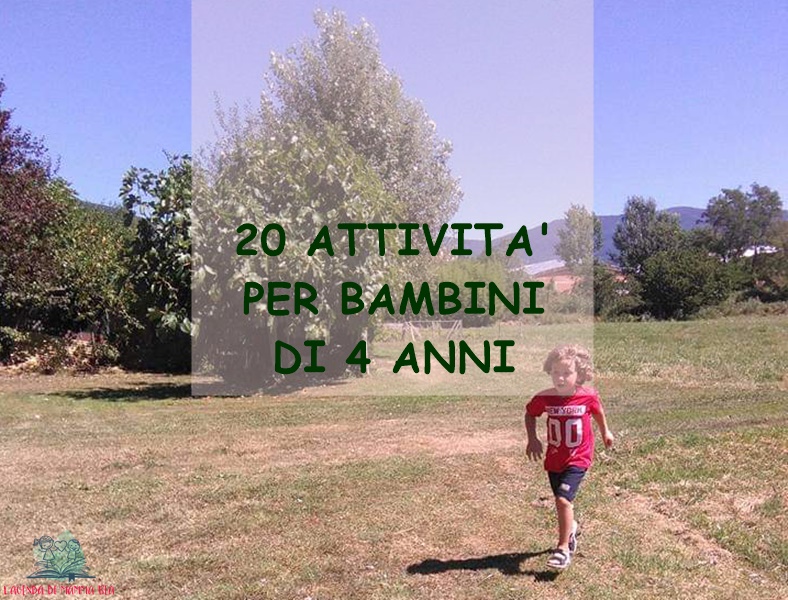 Attività per bambini di 4 anni su L'Agenda di mamma Bea